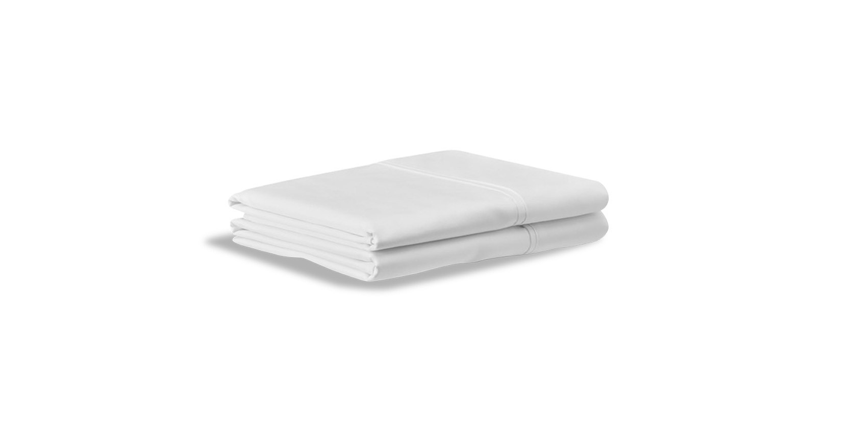 luxe egyptian white pillowcase gallery