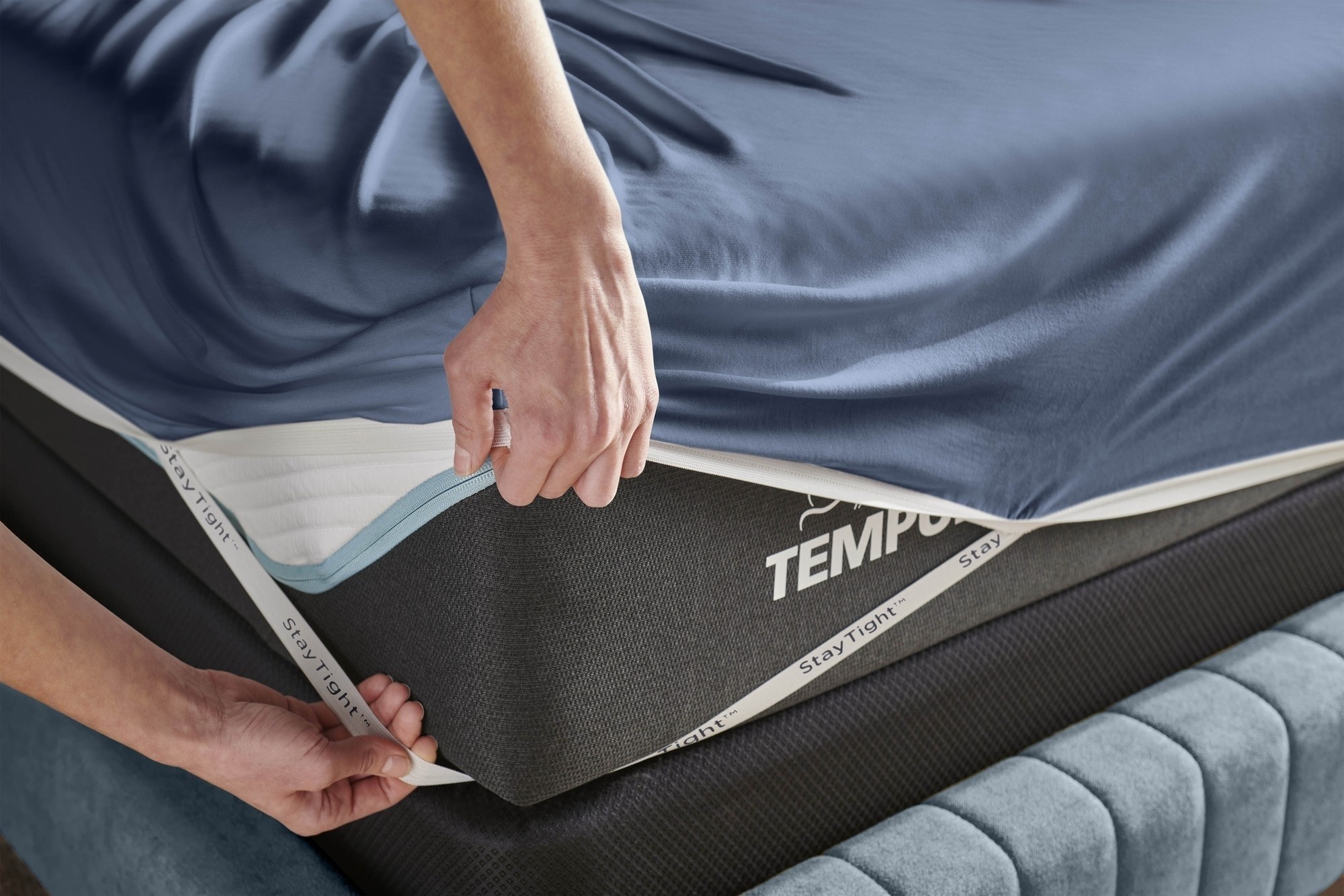 putting rayon bamboo sheets on a mattress